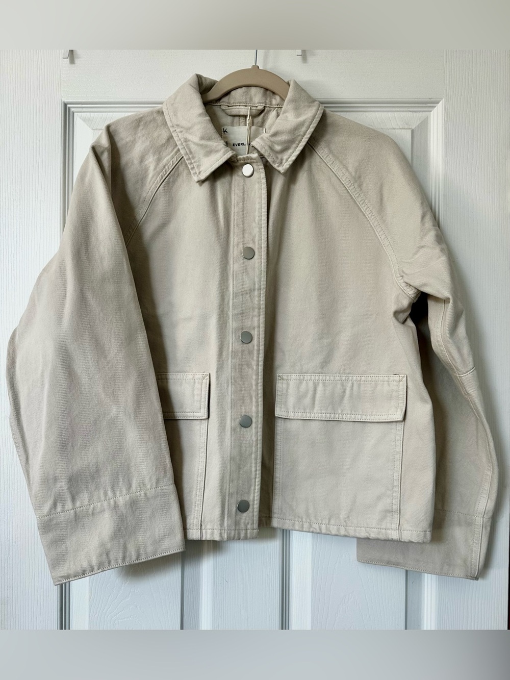 NWT! Everlane Cropped Denim Jacket - Picture 9 of 12
